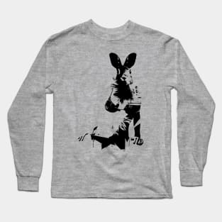 Ink Bunny girl in swimsuit Long Sleeve T-Shirt